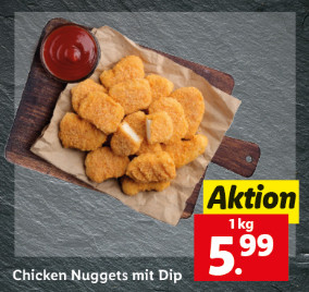 Frische Chicken Nuggets