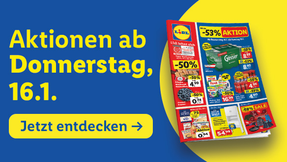 Aktionen ab Donnerstag, 16.1.