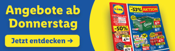 Angebote ab Donnerstag im Flugblatt