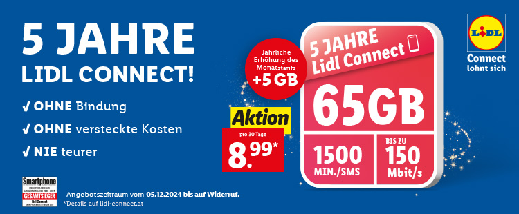 5 Jahre Lidl Connect