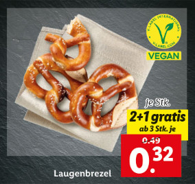 Frische Laugenbrezel