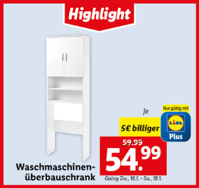 Waschmaschinen-Überbauschrank