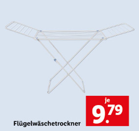 Flügelwäschetrockner