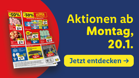 Aktionen ab Montag, 20.1.