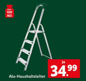 Alu-Haushaltsleiter