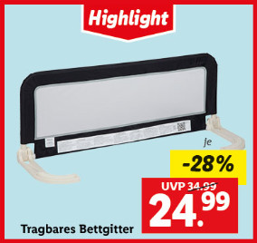 Tragbares Bettgitter