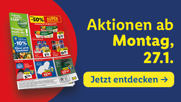 Aktionen ab Montag, 27.1.