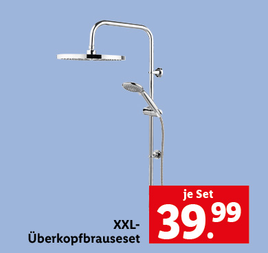 XXL-Überkopfbrauseset