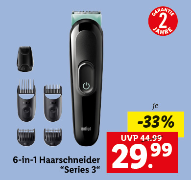 6-in-1 Haarschneider "Series 3"