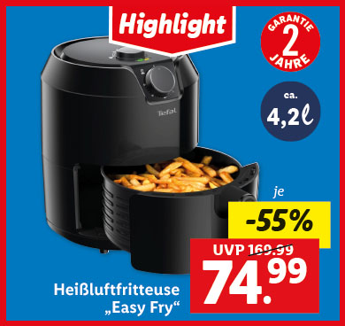 Heißluftfritteuse "Easy Fry"