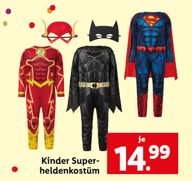 Kinder Superheldenkostüm