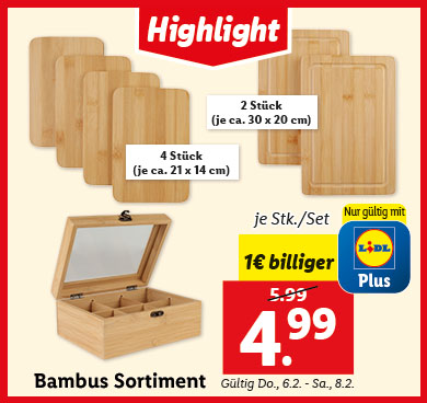 Bambus Sortiment