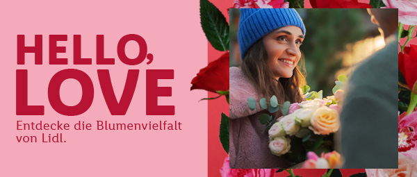Blumenvielfalt bei Lidl