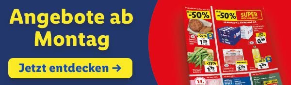 Angebote ab Montag im Flugblatt