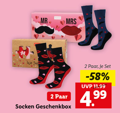 Socken Geschenkbox