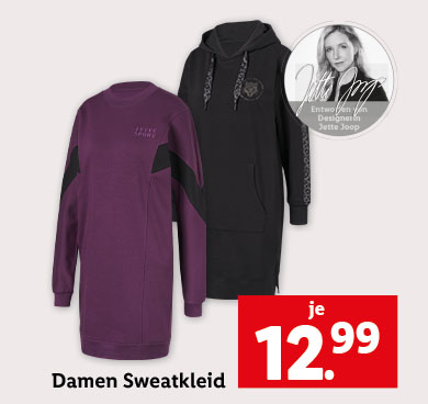 Damen Sweatkleid