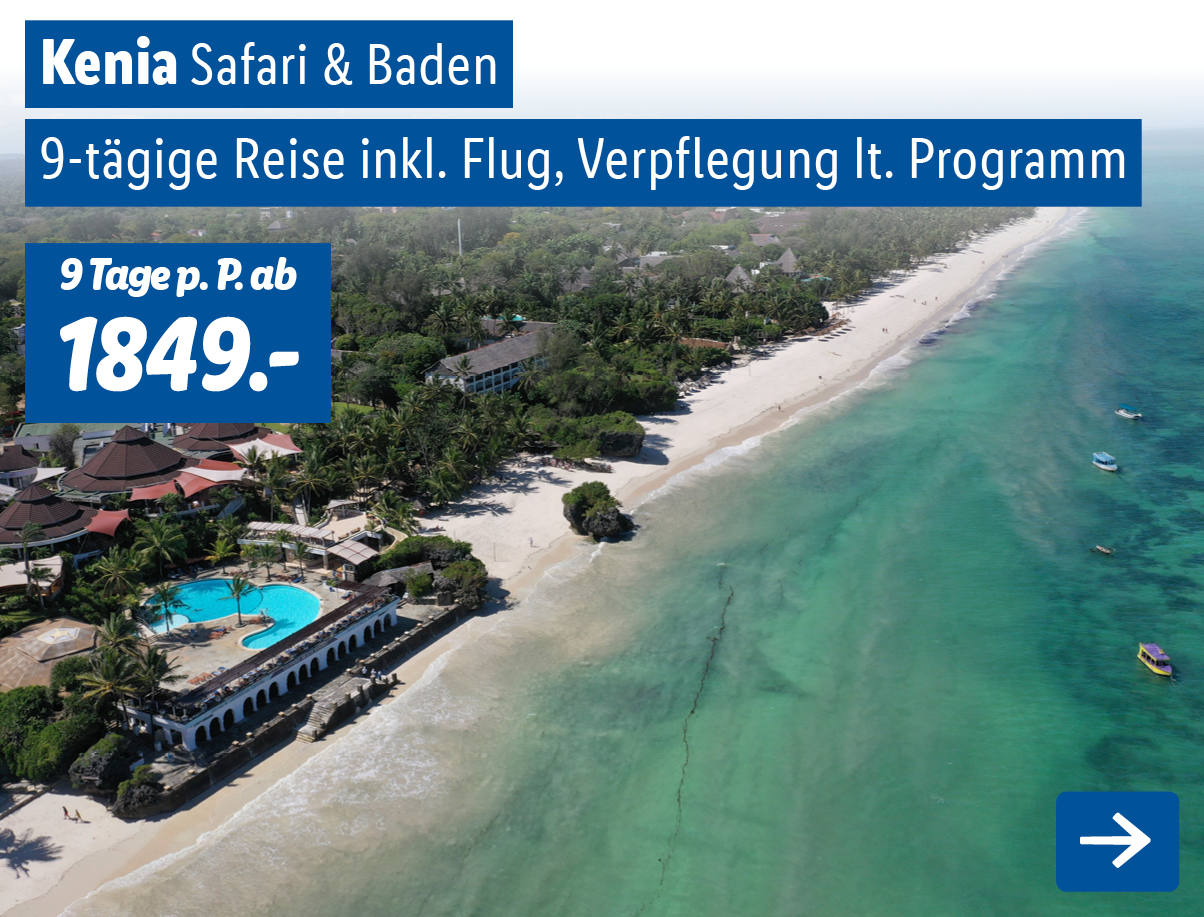 Kenia - Baden & Safari