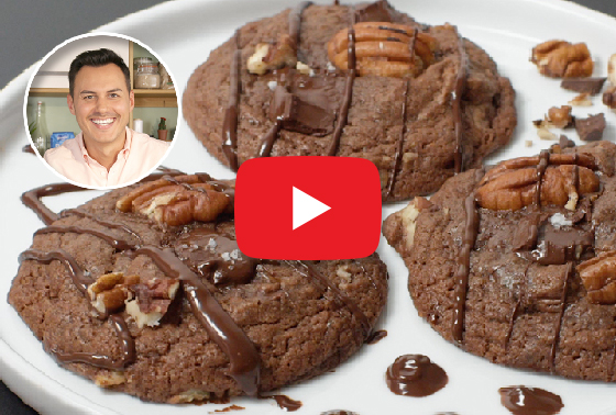 Cookies noix de pécan et chocolat