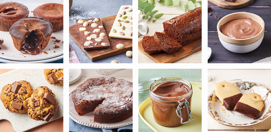 Fondez en découvrant notre sélection de recettes trèèès chocolatées
