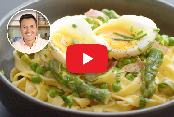 Tagliatelles de printemps