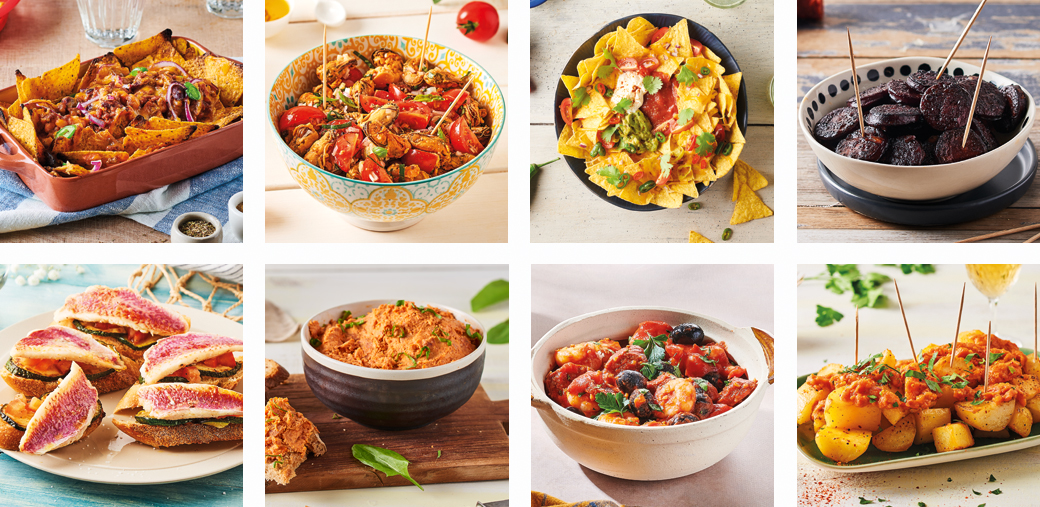 Retrouvez ici toutes nos recettes de Tapas !