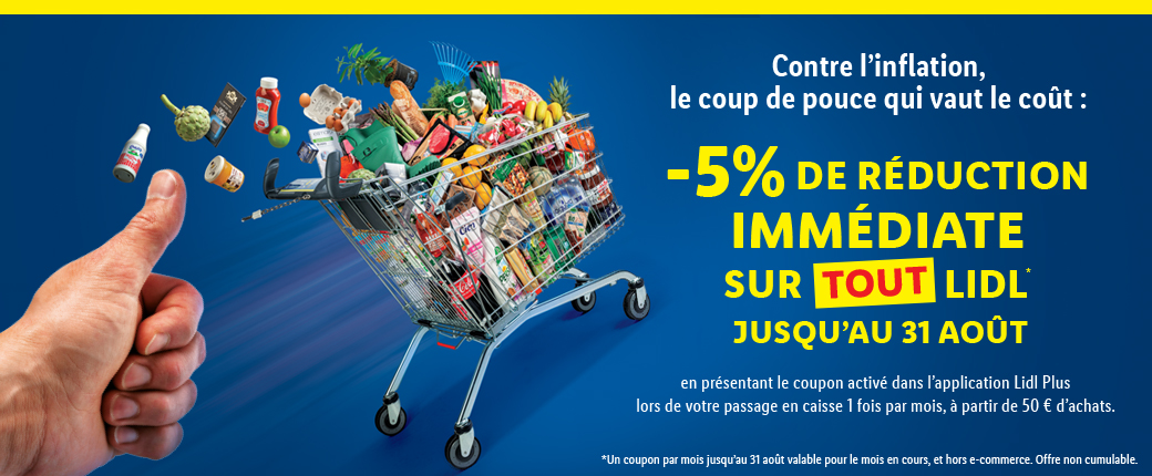 Coup de pouce avec Lidl Plus