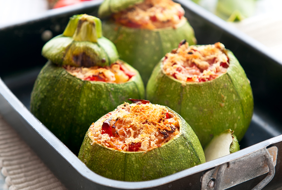 Zoom sur la courgette