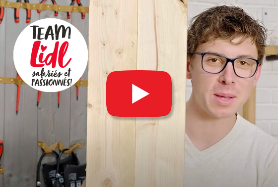 Fabriquer une table basse en bois avec Julian