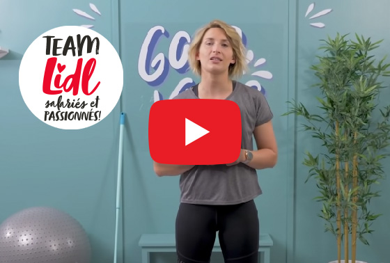 Exercices de sport avec des objets du quotidien avec Cindy