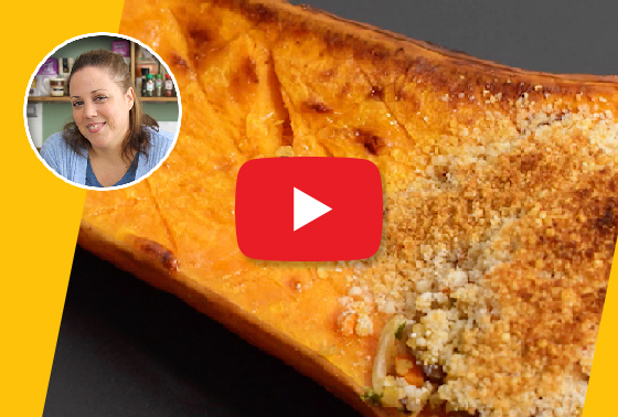 Courge butternut farcie