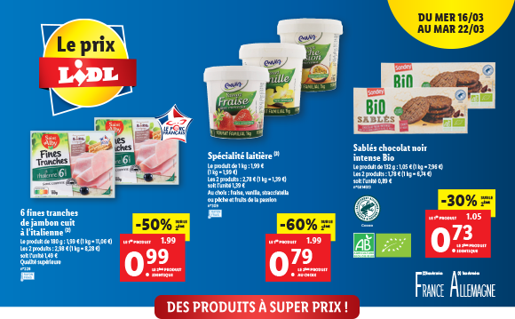 Newsletter Lidl France