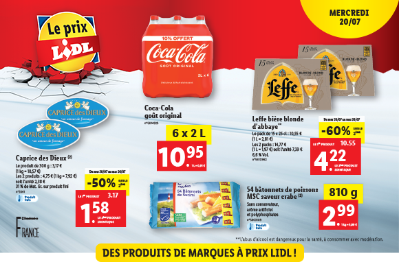 Newsletter Lidl France