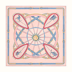 EN ROUE LIBRE WASH SCARF 90