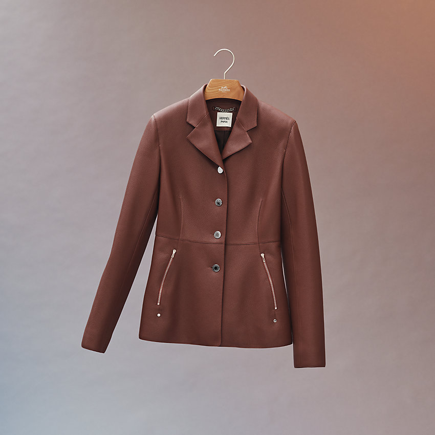 EQUESTRIAN LEATHER JACKET