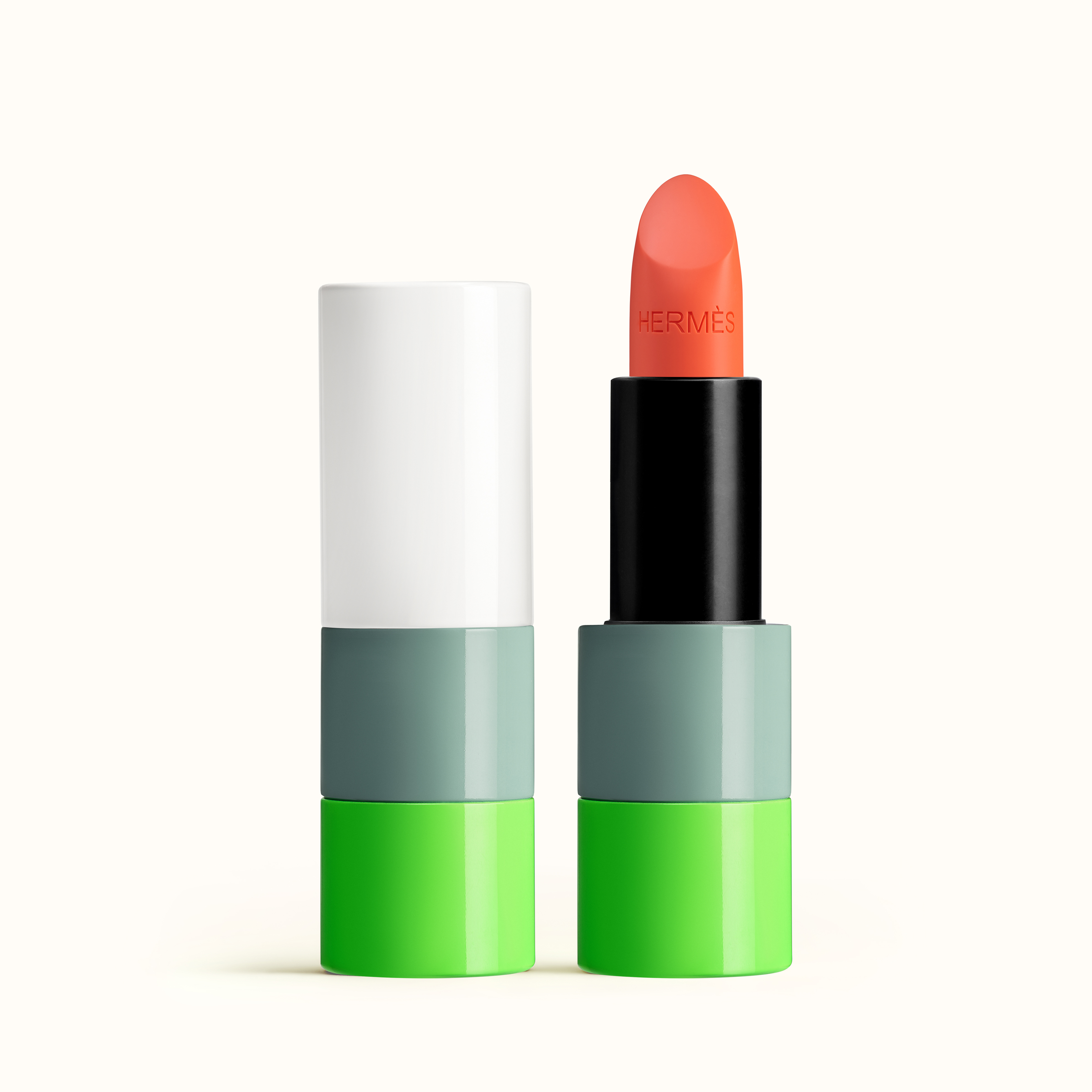 ROUGE HERMÈS, SHINY LIPSTICK, LIMITED EDITION, ORANGE CAPUCINE