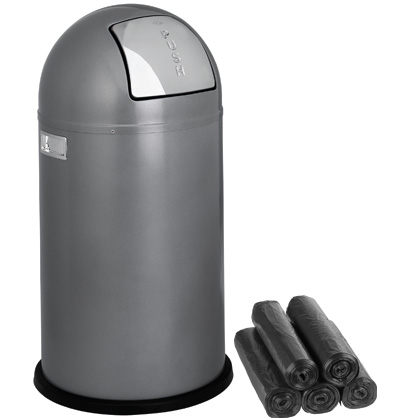 WESCO Abfallsammler Pushboy + AbfallsÃ¤cke, GRATIS