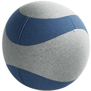 Sitzball DOTTO, mit Stoffbezug, Ã 650 mm, verschiedene Farben