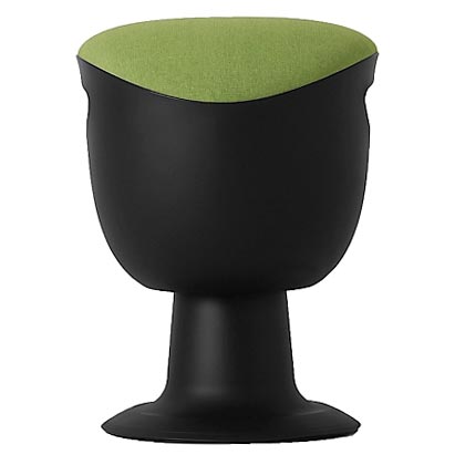 Ergo Hocker, hÃ¶henverstellbar & neigbar, Griffmulde, TellerfuÃ mit Gleitern, bis 110 kg, H 460-560 mm