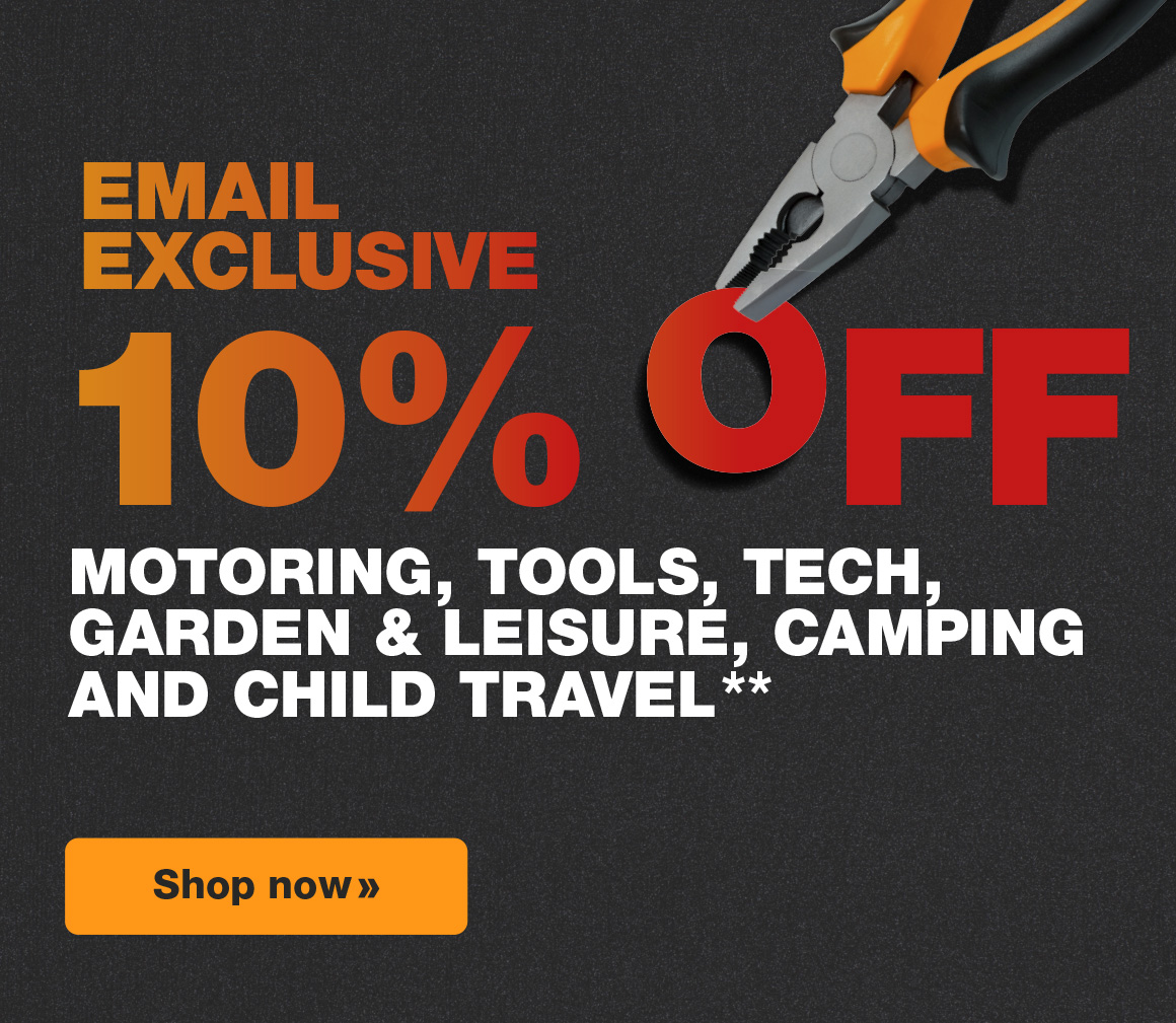 Open for your exclusive discounts Halfords