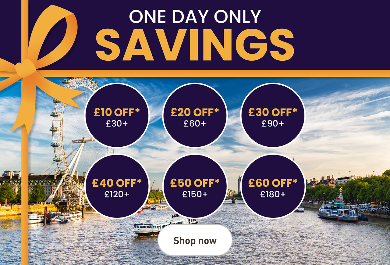 One Day Only Savings
