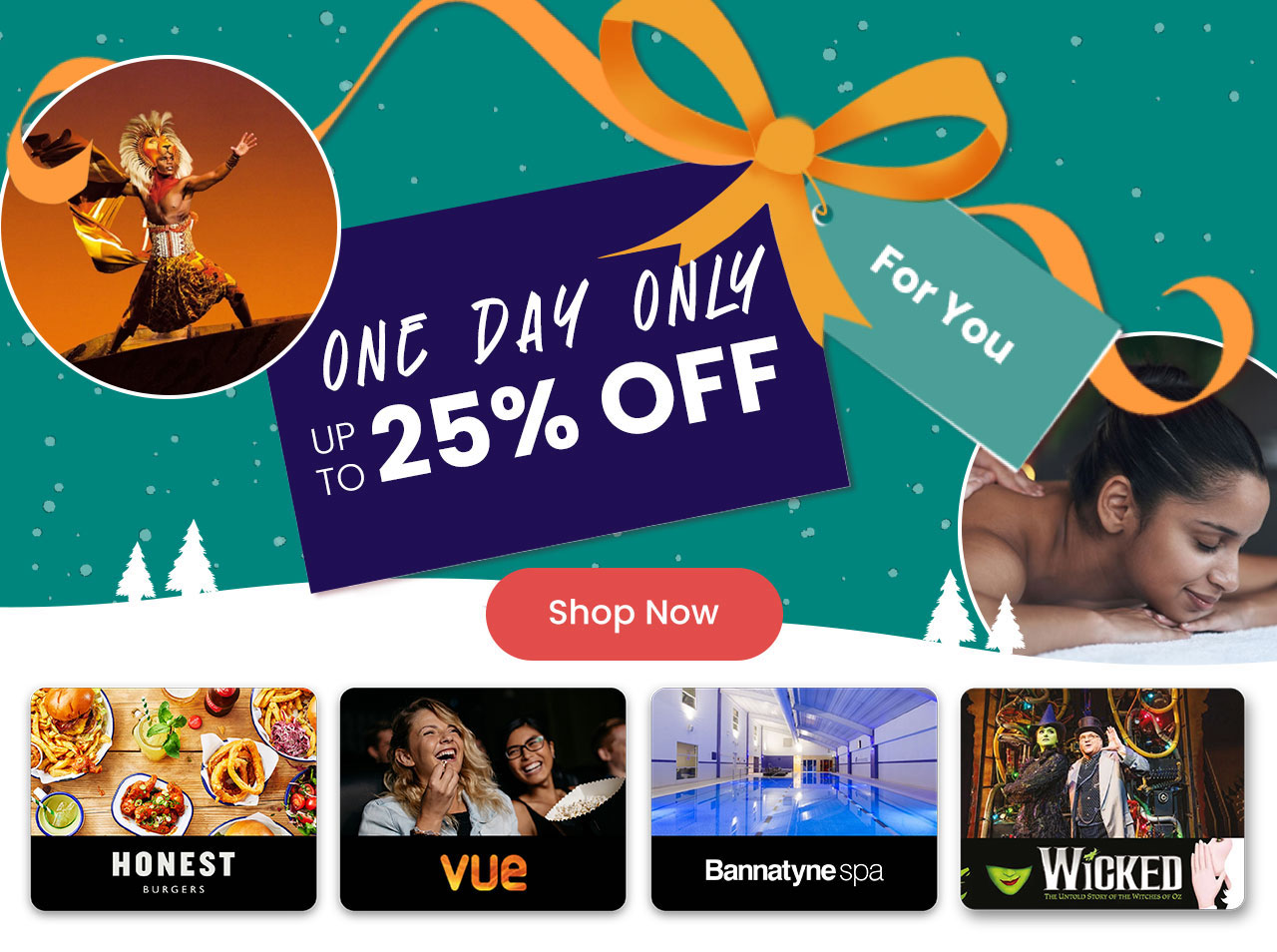 One Day Only Up To 25% Off