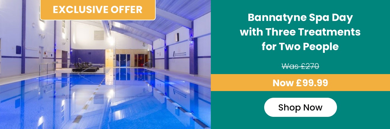Bannatyne Spa Day with Three Treatments for Two People
