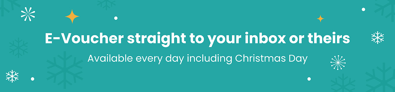 E-Voucher straight to your inbox or theirs