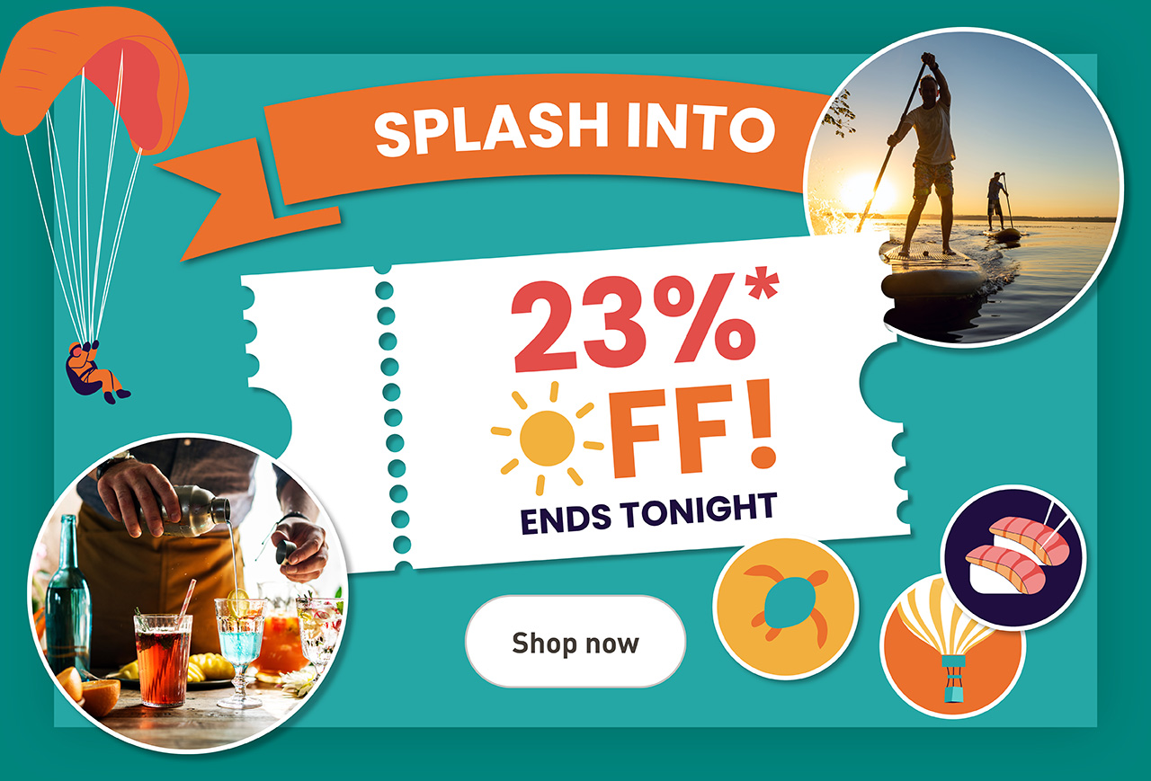 Splash into 23% off