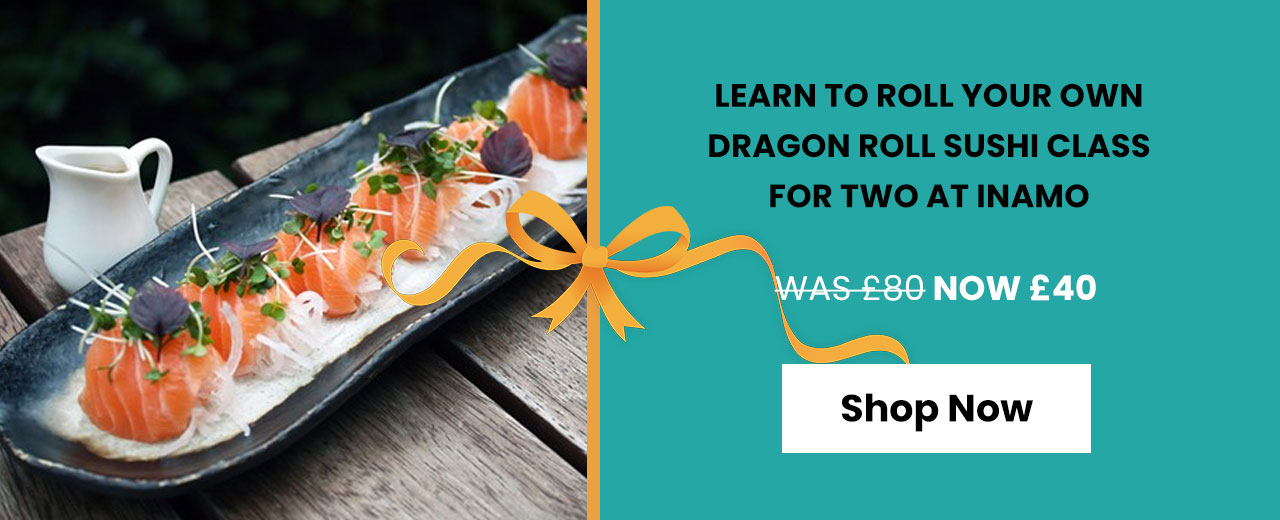 Learn To Roll Your Own Dragon Roll Sushi Class For Two At INAMO