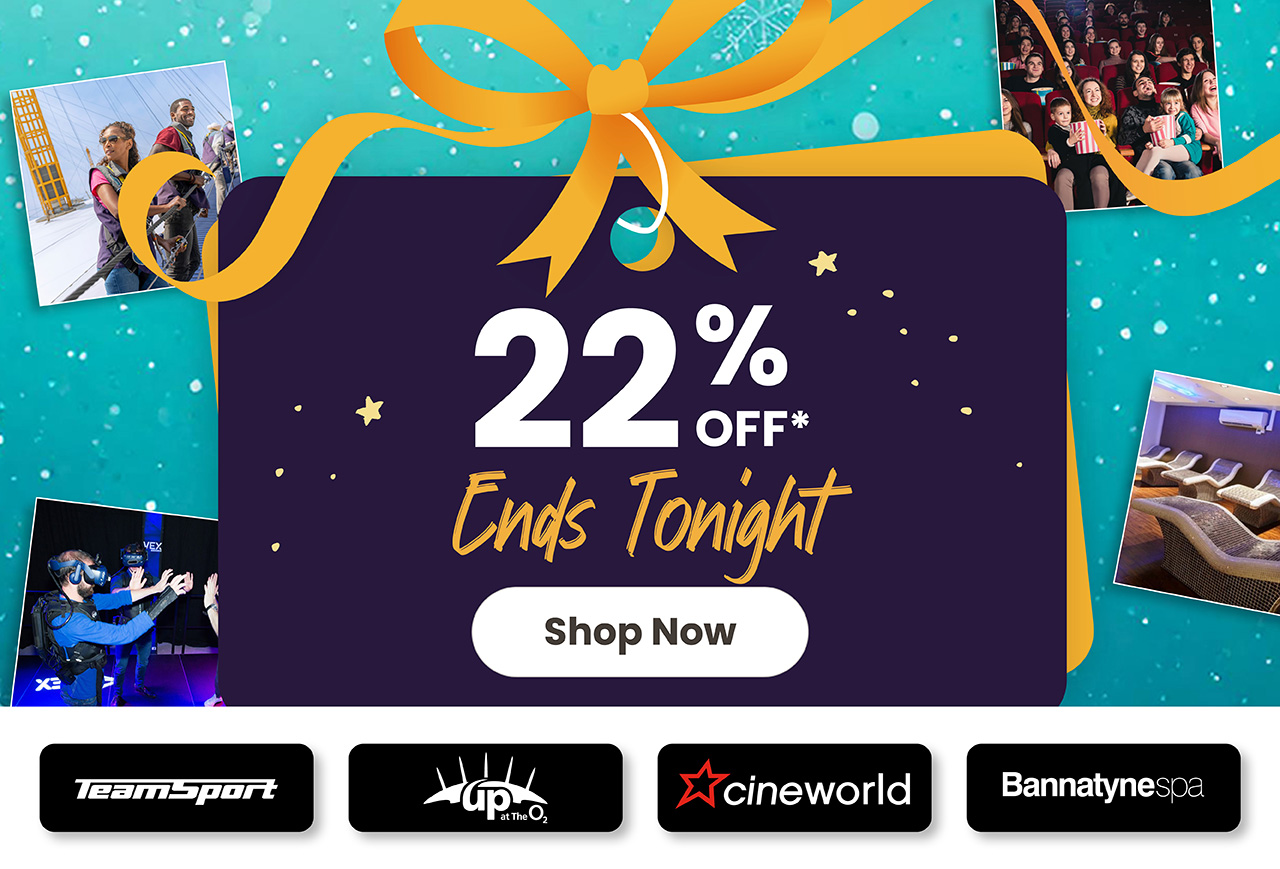 22% Off Ends Tonight!