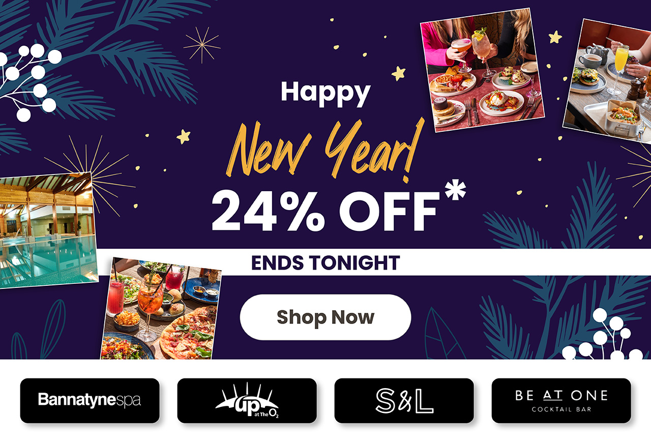 Happy New Year! 24% Off Ends Tonight
