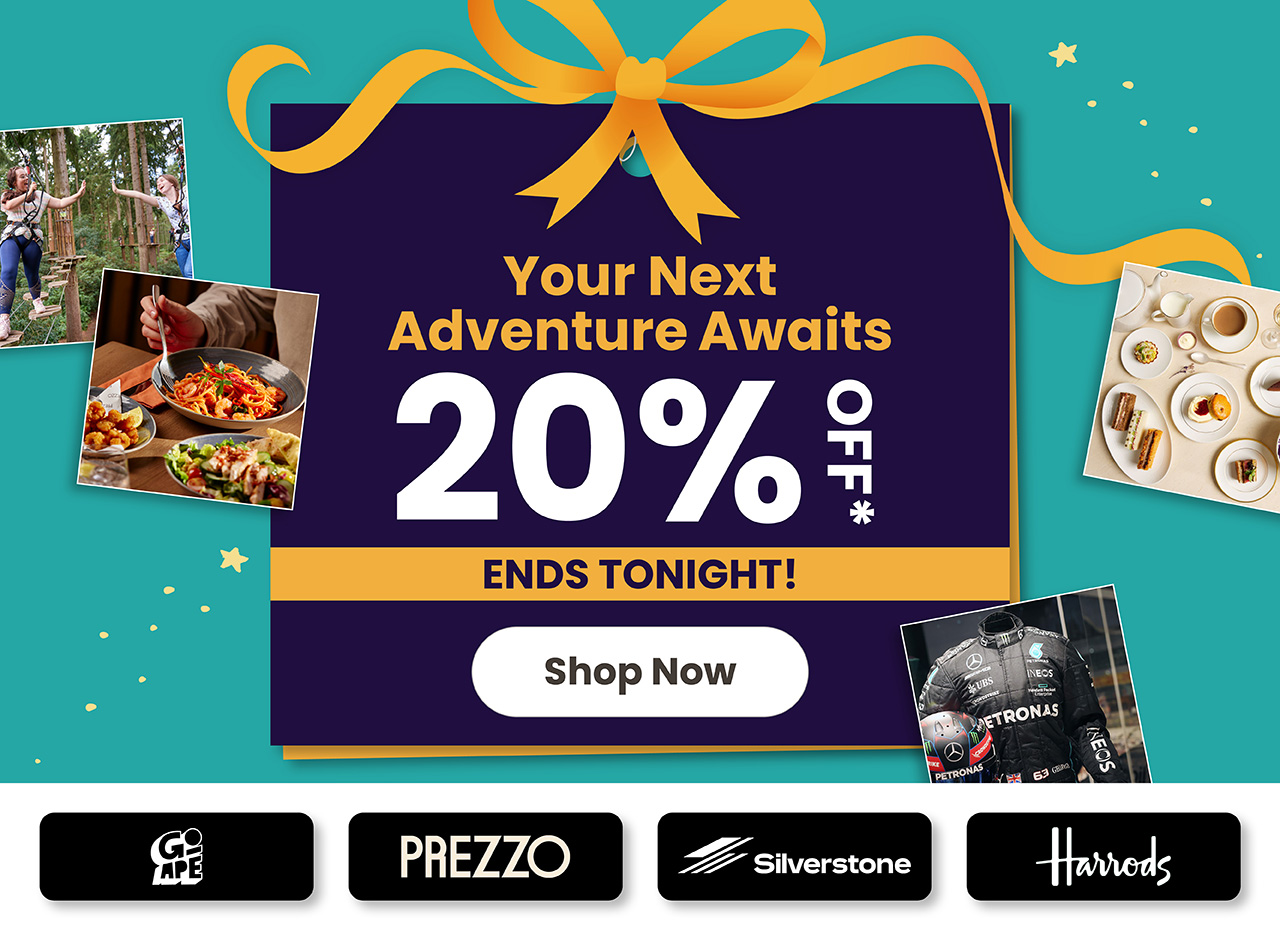 20% Off Your Next Adventure Awaits! Ends Tonight