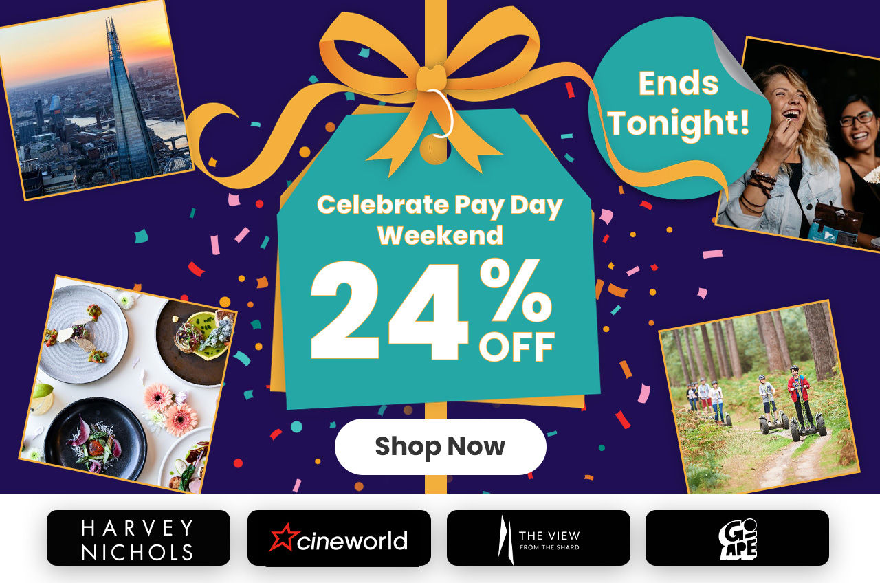 Celebrate Pay Day Weekend! 24% Off Ends Tonight