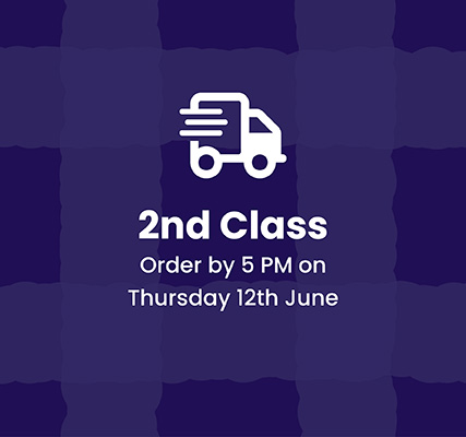 2nd Class Order by 5pm on Thursday 12th June